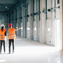 Maintenance Engineering on construction site